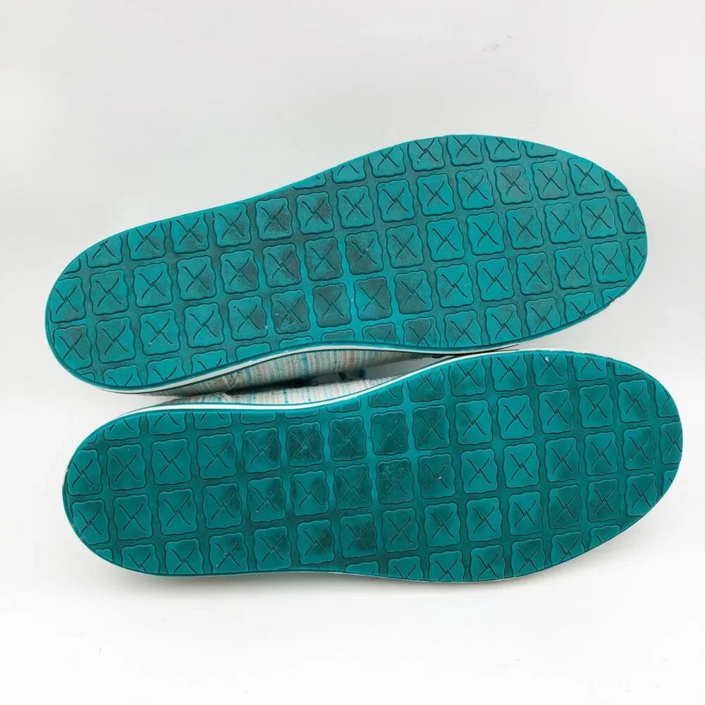 TWISTED X Sneakers Womens 7.5 Hooey Loper Shoes Blue Multicolored Western